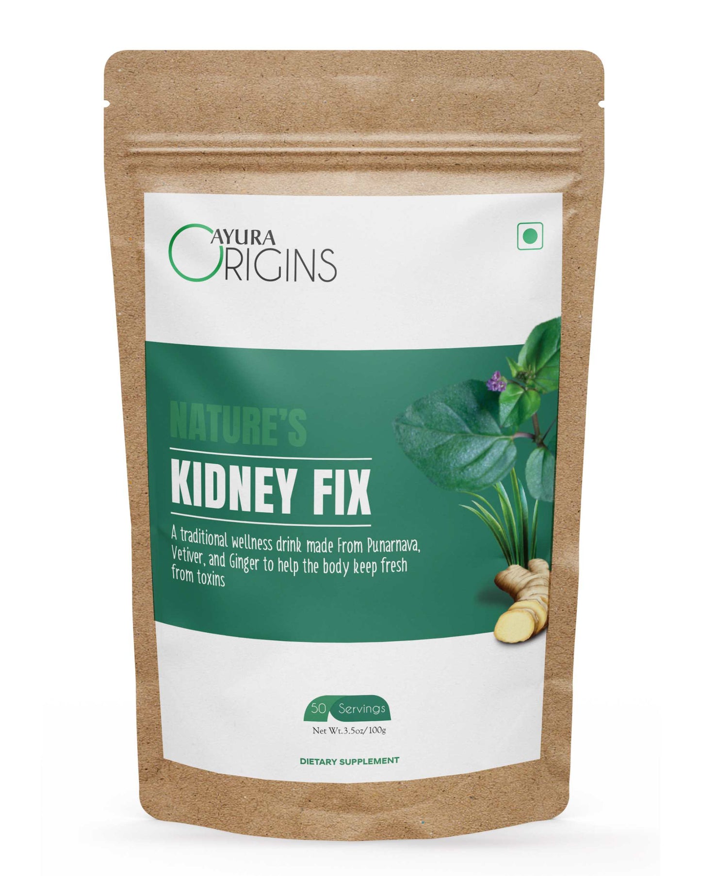 AYURA ORIGINS Nature's Kidney Fix 100gm 50 servings