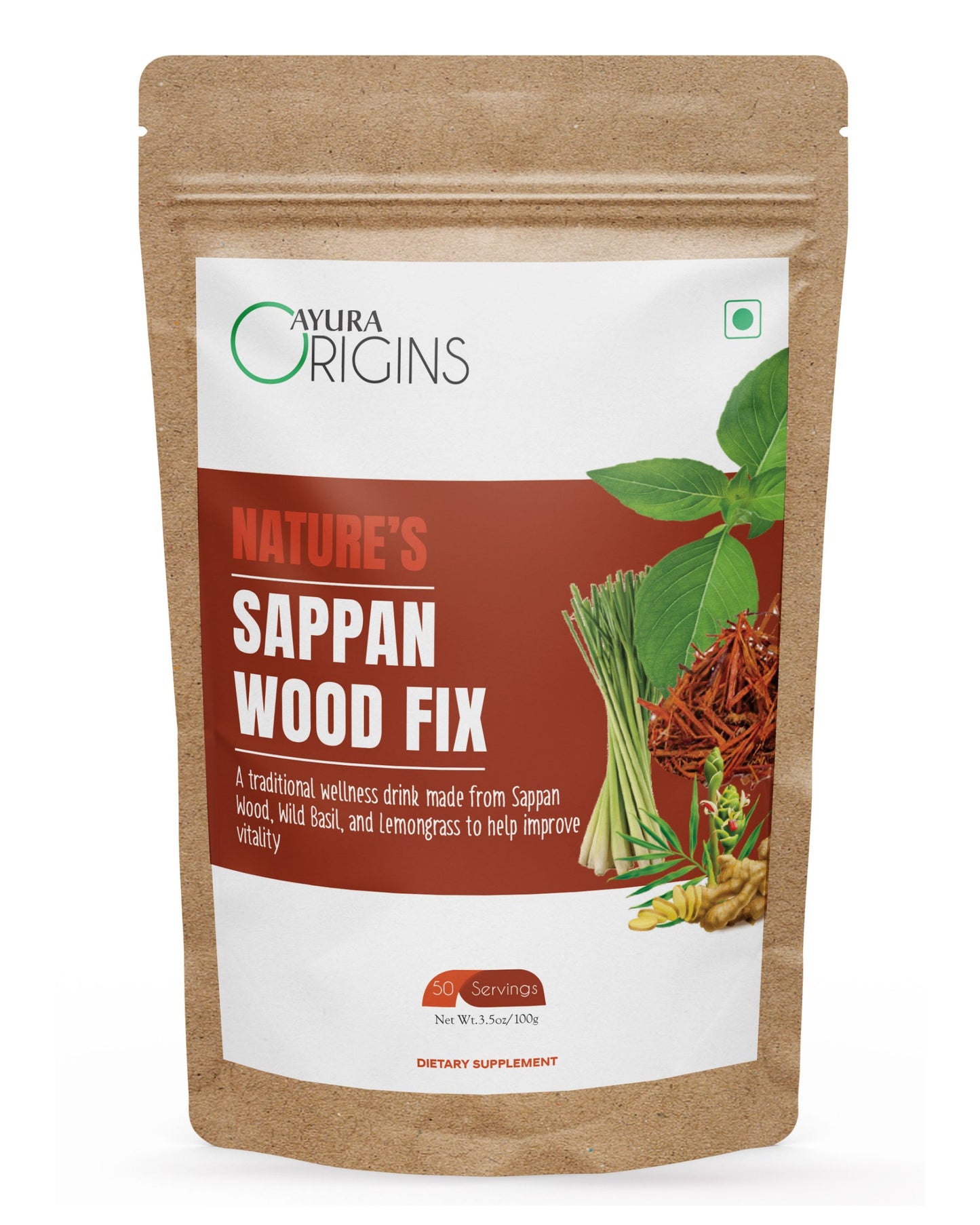 AYURA ORIGINS Nature's Sappan Wood Fix 100gm 50 Servings