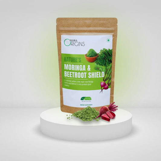 AYURA ORIGINS Nature's Moringa & Beetroot Shield 120gm 60 Servings