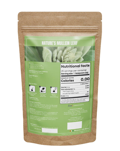 AYURA ORIGINS Nature's Mullein Leaf Fix 50gm 25 Servings