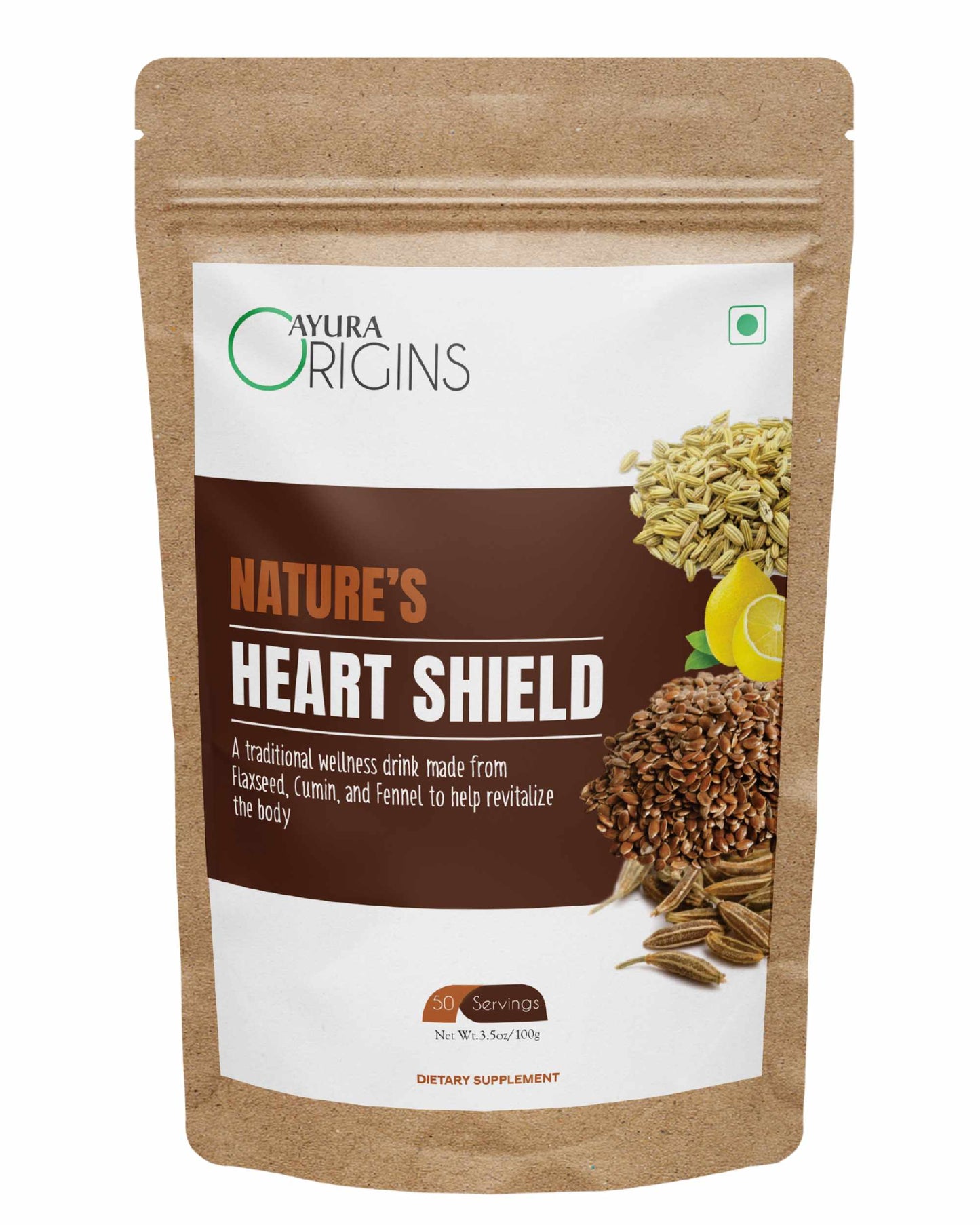 AYURA ORIGINS Nature's Heart Shield 100gm 50 Servings