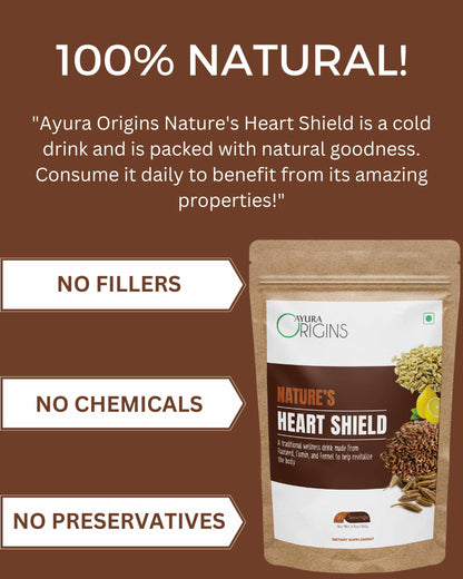 AYURA ORIGINS Nature's Heart Shield 100gm 50 Servings