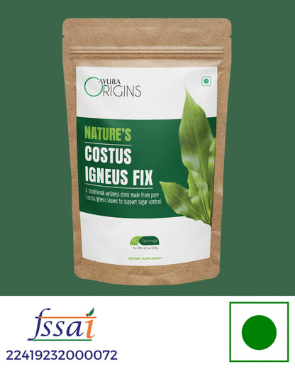 AYURA ORIGINS Nature's Costus Igneus Fix 120gm 60 Servings