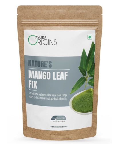 AYURA ORIGINS Nature's Mango Leaf Fix 120gm 60 Servings